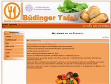 Tablet Screenshot of buedinger-tafel.de